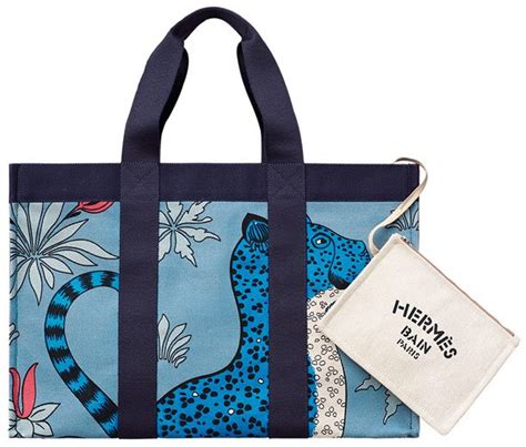 hermes leopard beach bag|Hermes bikinis for women.